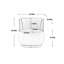Fauteuil d'appoint pivotant à 360 degrés, fauteuil de salon, fauteuil de lecture-642694090