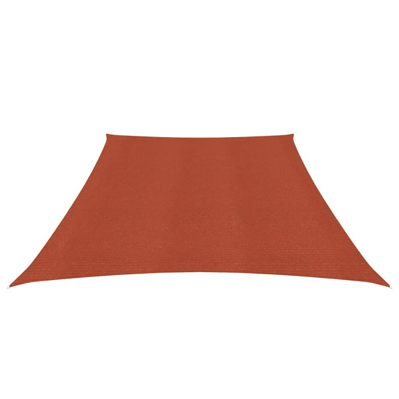 Dakota Fields Plastic Cover Retractable Freestanding Awning, Terracotta, 400cm W x 200cm D