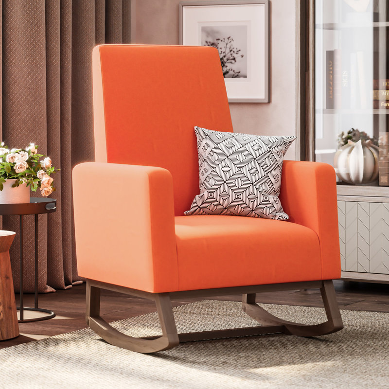 Chaise berçante Jancar, Orange