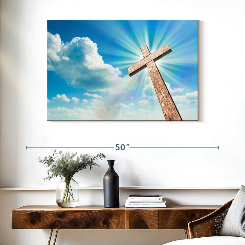 Adella Large Cross, 26" H x 39" W