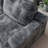 Simple And Stylish Inline Three-Seater Grey Compression SofaReception Sets