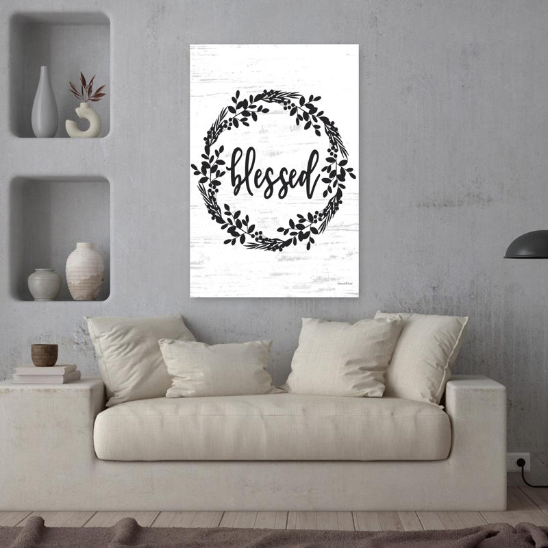 Blessed Wreath, art contemporain, H 36 po x l 24 po