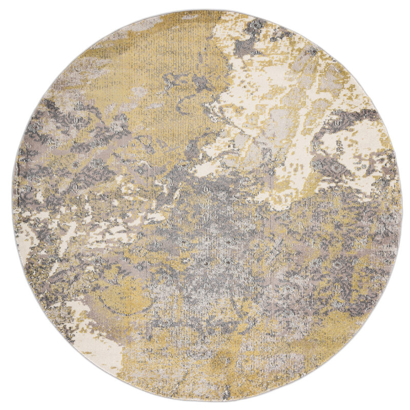 Majors Performance Abstract Rug, Round 6'7"