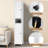 Multi-Functional Narrow Storage Cabinet, 66'' Tall Narrow Bathroom Cabinet & Adjustable Shelves-985770983