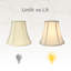 Royal Designs, Inc. BSO-704-12BG-2, abat-jour de base véritable Bell, 6,5 x 12 x 10,5, beige, paquet de 2-1509143732-1509143728