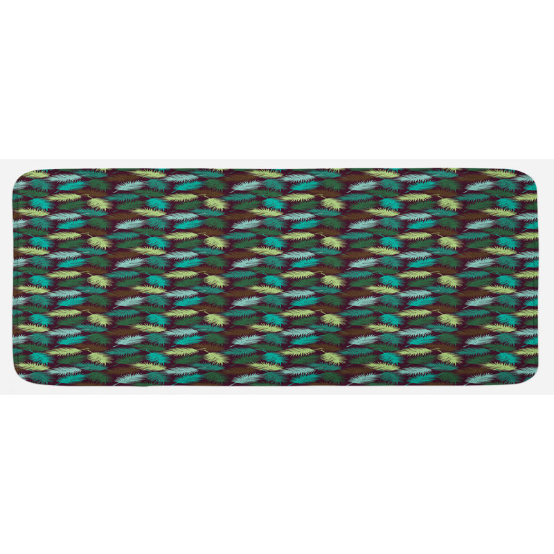 Tapis de cuisine tropical