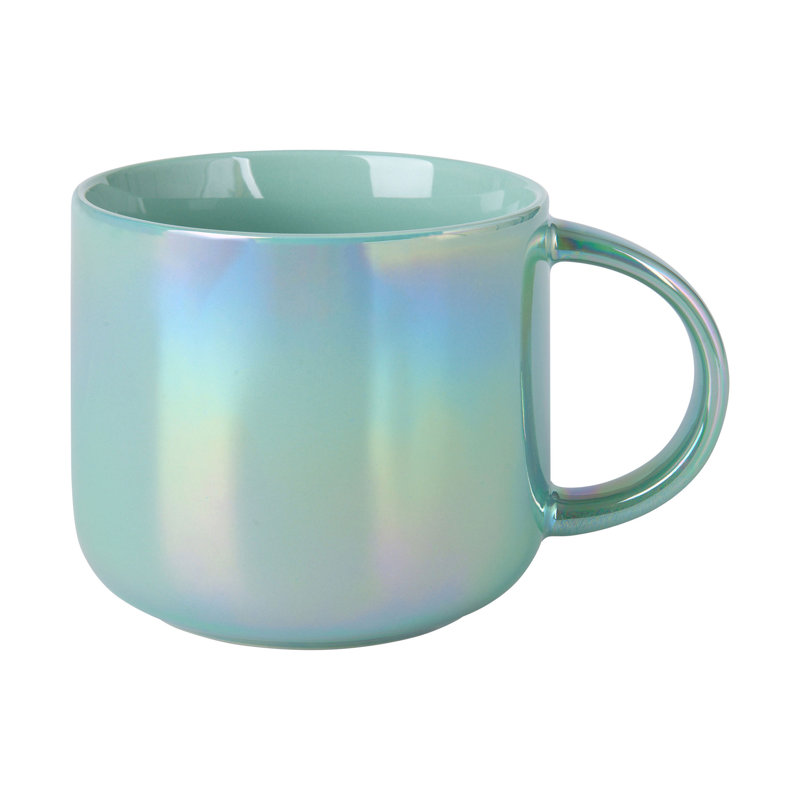 Porcelain Coffee Mug, Green