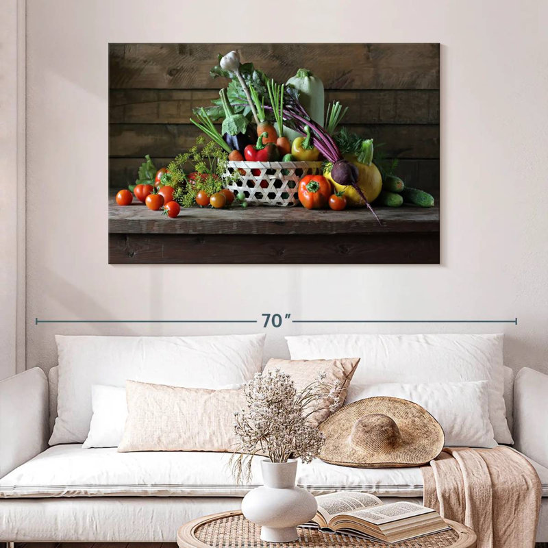 Yarlin Disintegrated Tomato, 32" H x 48" W