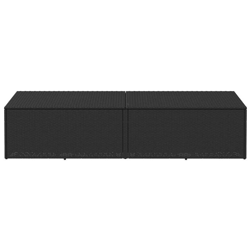 Vidaxl Garden Storage Box UV-Resistant Materials Rectangular Modern