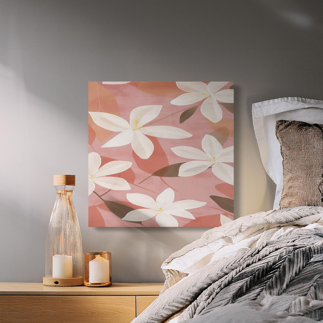 Elegant Floral Botanical Canvas Wall Art