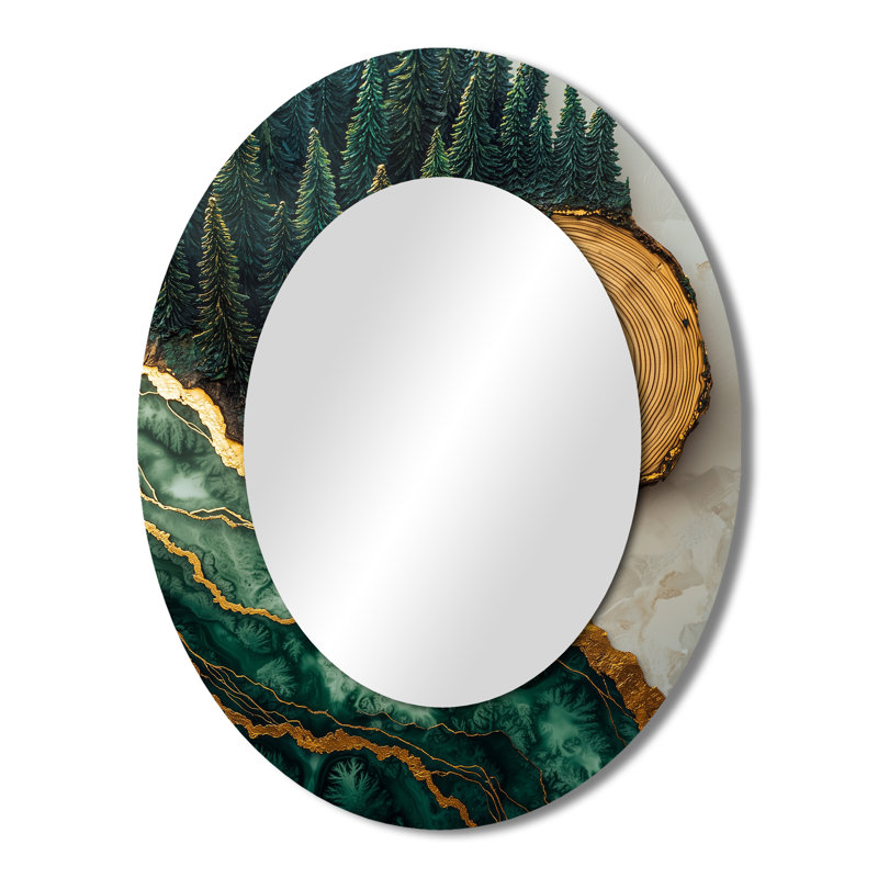 Miroir mural Bold Forest, 43 po x 33 po