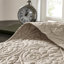 Courtepointe réversible mauve double / grand - Rembourrage en coton prélavé pour une nuit douillette Magnifique literie matelassée Chambre paisible de luxe-137640078-137640080