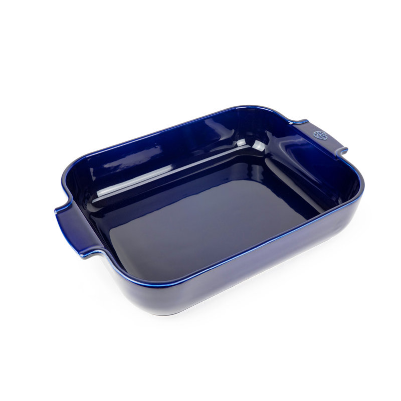 Deep Blue Ceramic Non-Stick 5.5 Quart Rectangular Baking Dish