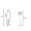 Lampe sur pied 62 po Isolde