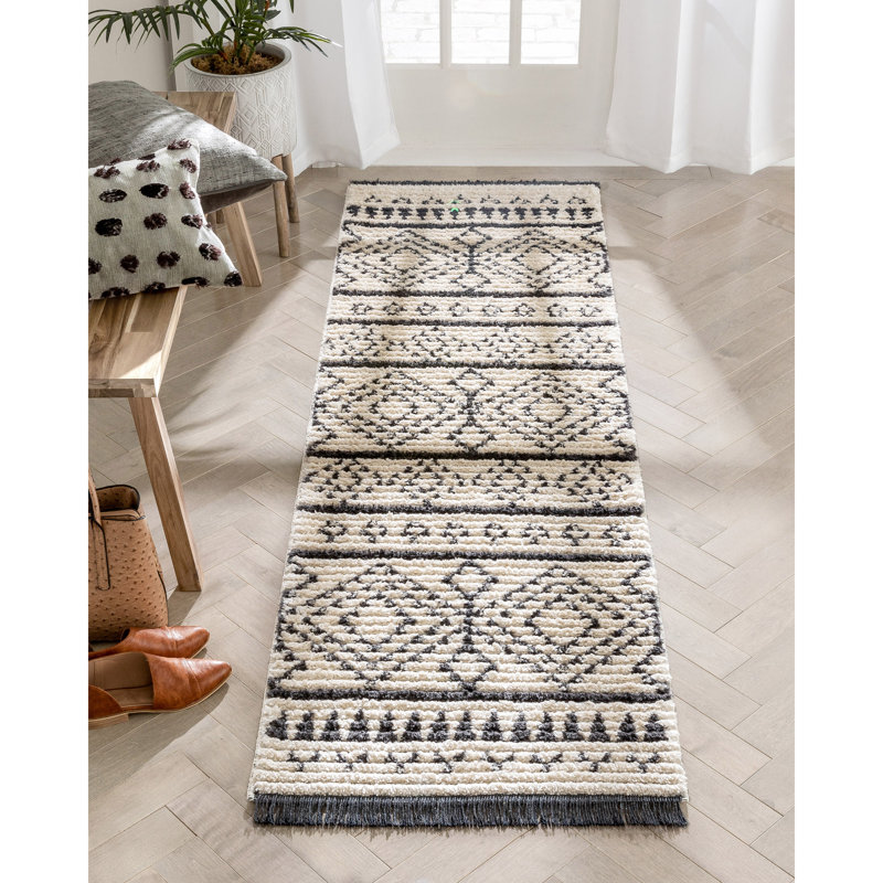 Maya Moroccan Area Rug, Runner 67 x 220cm