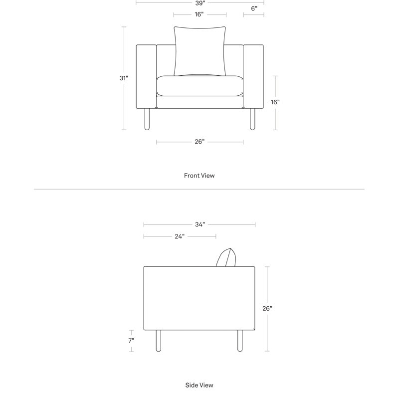 MTO - Mono Lounge Chair, Vos Bone