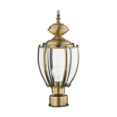 Tête de lanterne câblée à 1 lumière H 16,5 po Arelene