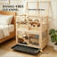 Spacieux cages et petits animaux, maison moderne en bois