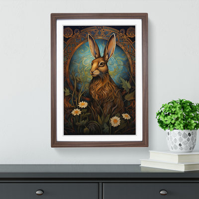 Hare Nouveau - Framed Print
