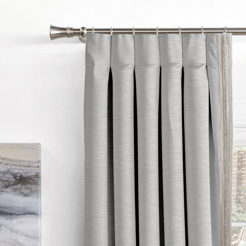 Tilda Room Darkening Curtain, 40" W x 120" L, Right