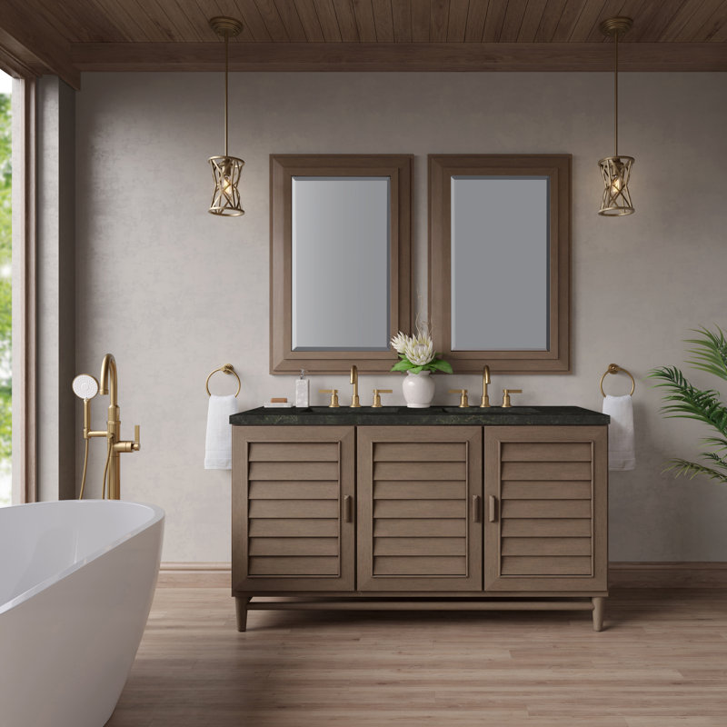 Broeder 60'' W Double Vanity, Widespread, Phantome Eclos