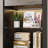 67'' H X 18.5'' W 5-Tier Bookcase With LED Light And Glass Shelves
