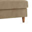 Chaise rembourrée en velours côtelé sans accoudoirs avec dossier coussiné, module pour canapé modulaire-784324017