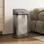 HOMCOM 48L Sensor Bin, Stainless Steel Kitchen Bin with Automatic Close