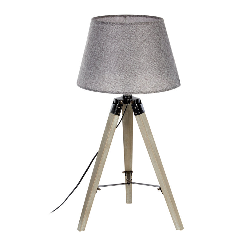 Harper Solid Wood Tripod Lamp