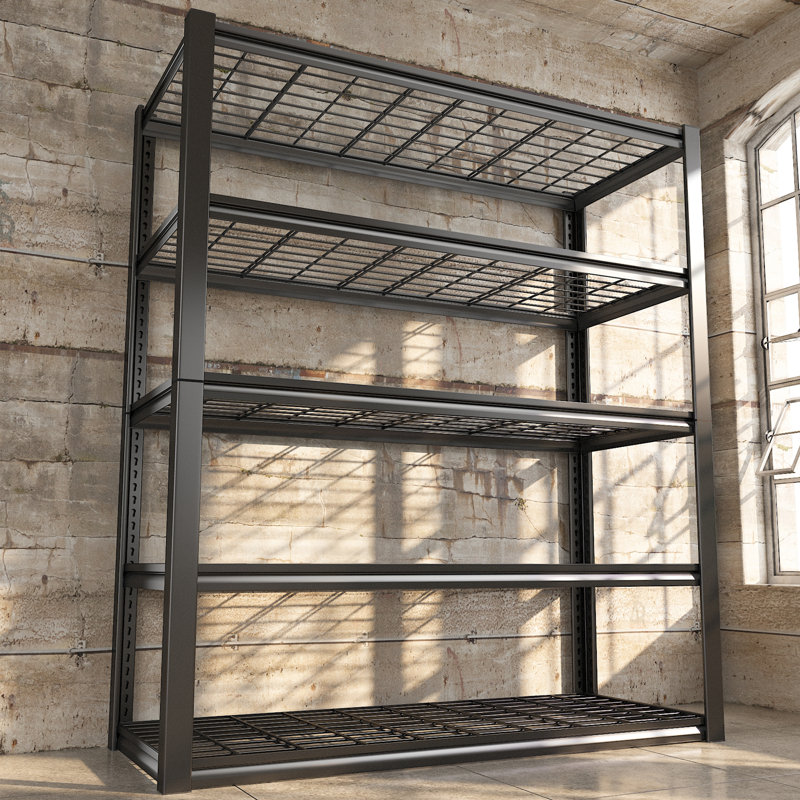 Adjustable Shelving Unit, 72" H x 48" W x 18" D