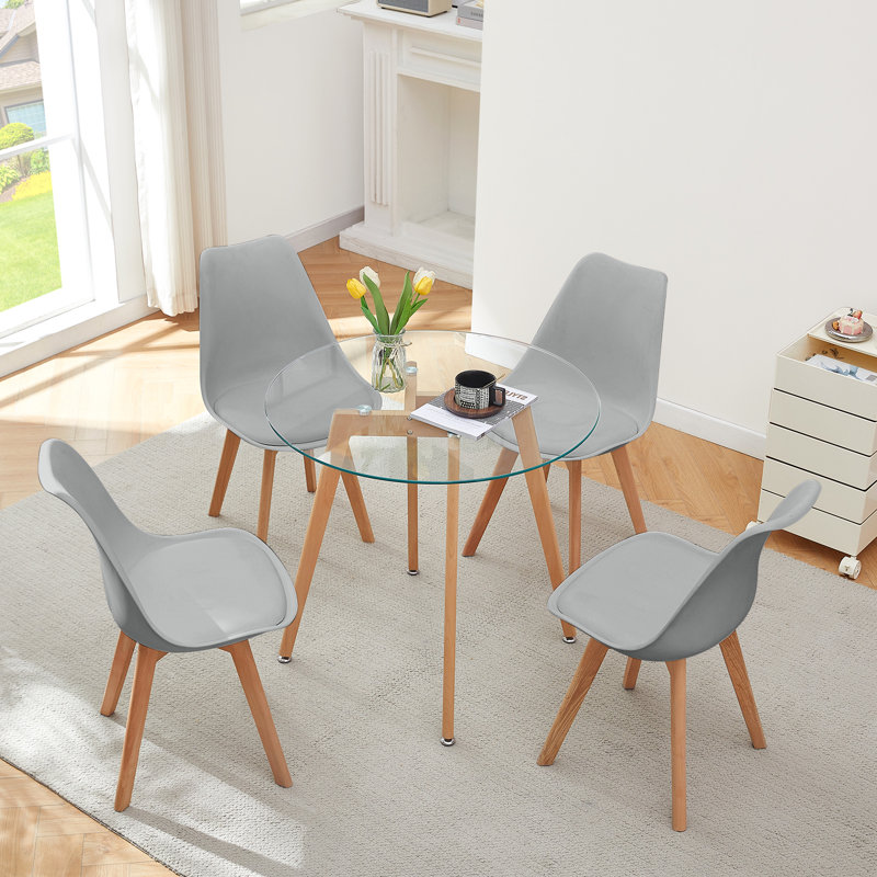 4 - Person Dining Set, Grey