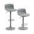 Modern PU Leather Adjustable Counter Height Swivel Barstools(Set Of 2)-500800903