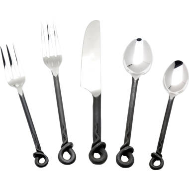 Shirleyan Design Burnt Black Pastry Fork 4 PCS. Set 17 Stories