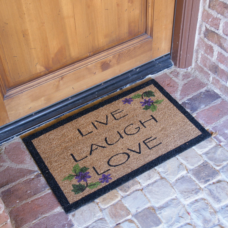 Derr Non-Slip Outdoor Doormat