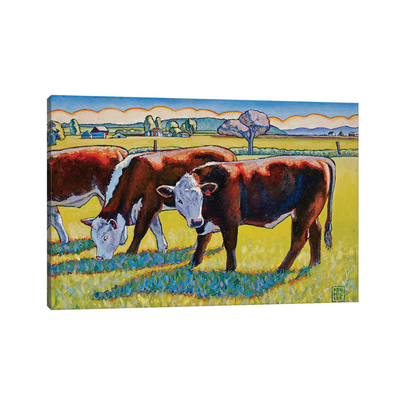 Prairie Lunch by Stacey Neumiller - Gallery-Wrapped Canvas Giclée on Canvas, Canvas, 30.48 cm H x 45.72 cm W