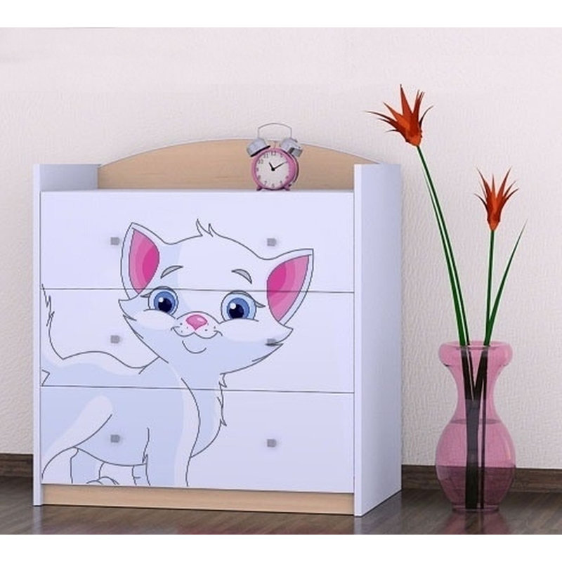 Norfleet Kids 3 - Drawer Chest, Beige