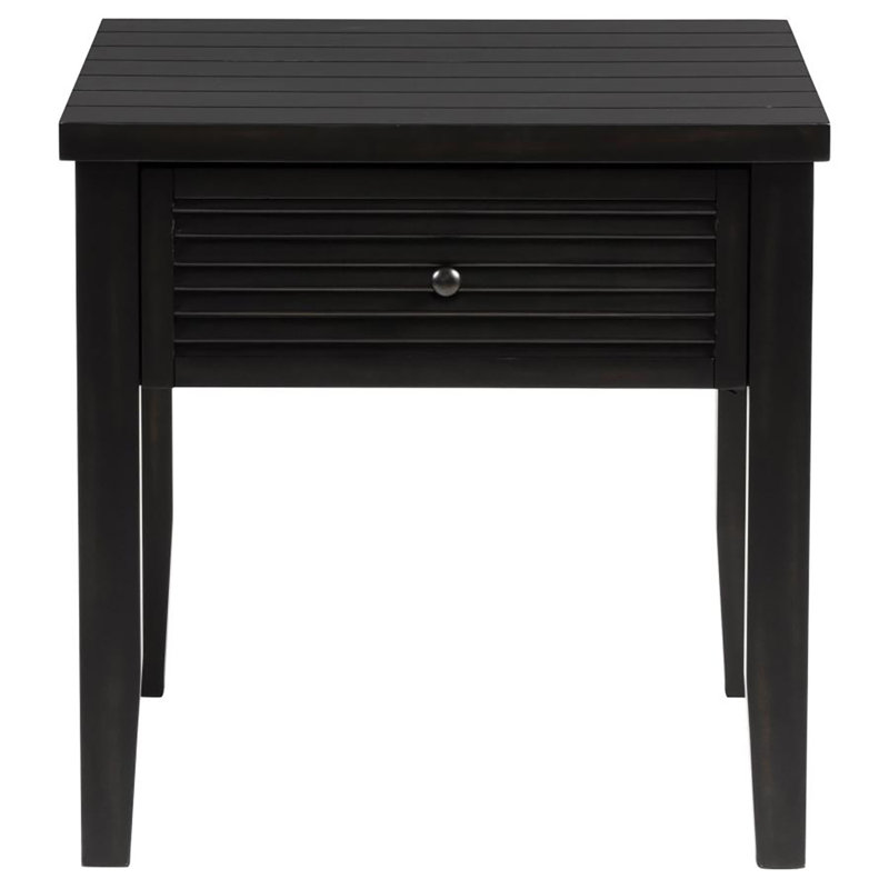 Scnal 1-drawer Square End Table
