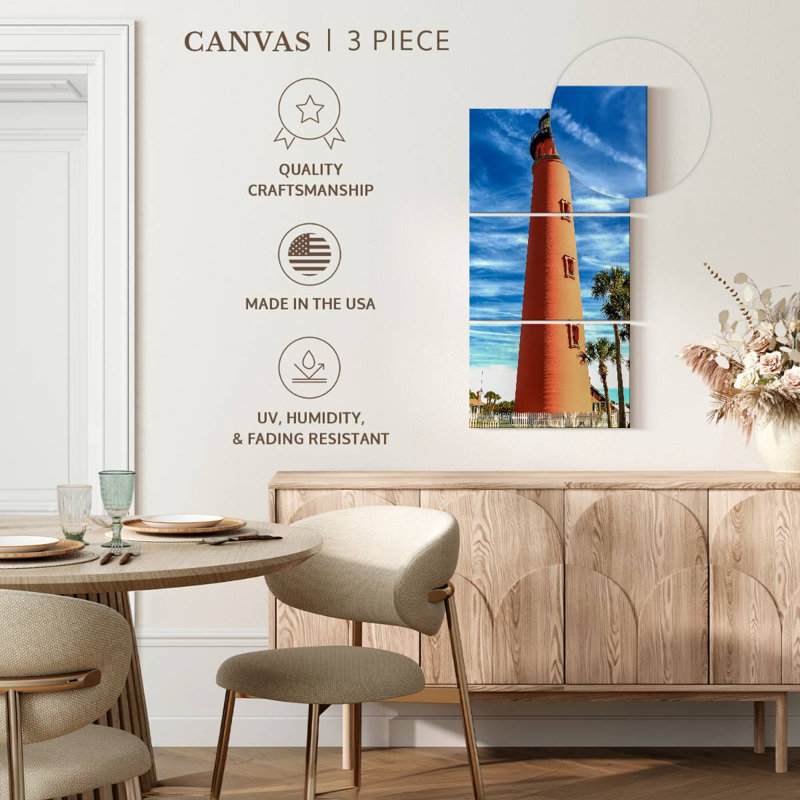 Ponce De Leon Lighthouse, 52" H x 24" W