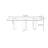 Dehja Glass Top Metal Base Dining Table-842622007