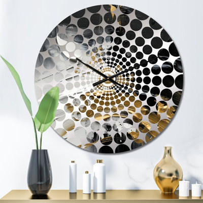 Horloge murale abstraite Mystery Awakening VII
