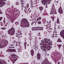 Tapis de bain illustré d'une illustration botanique abstraite-11100138-266909457