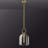 1 - Light Bell Single Kitchen Island Pendant With Crystal Glass-61622770