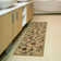Ottohome Non-Slip Floral Area Rug For Living Room, Hallway, Entryway Rug, Beige