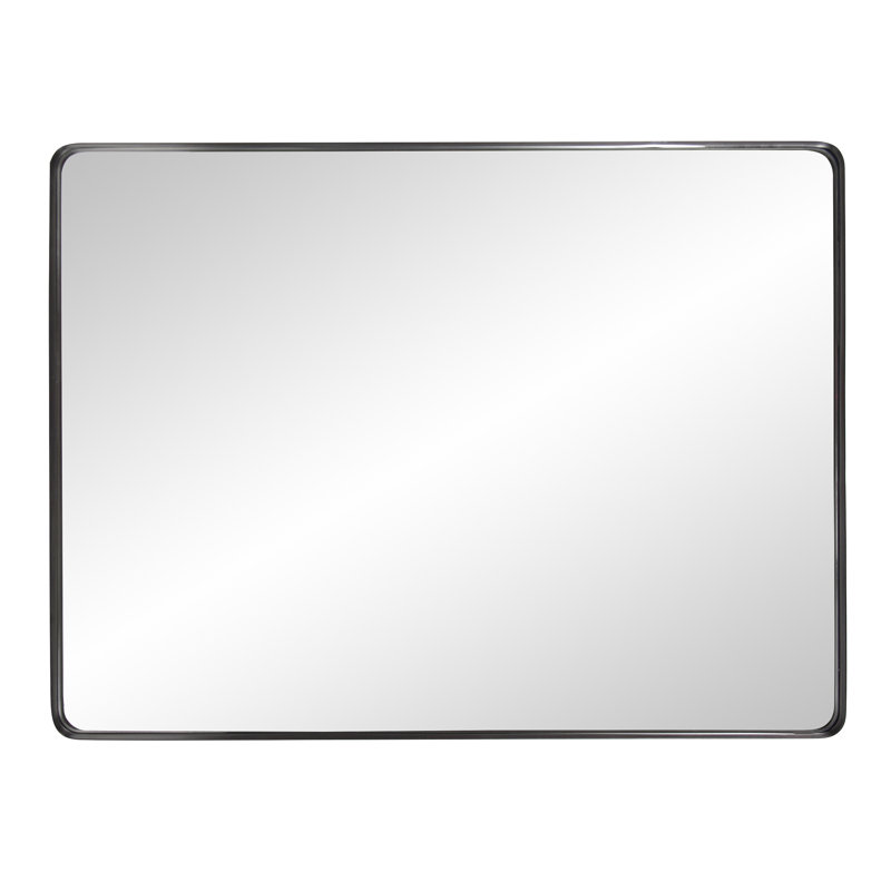 Steele Accent Mirror, 40" x 30" , Black