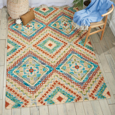 Abhijeet Wool Geometric Indoor Rug