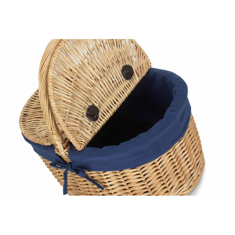 Wicker Picnic Basket with Lining