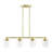 Dhaniyal 4 - Light Steel Dimmable Kitchen Island Square / Rectangle Chandelier-680799622
