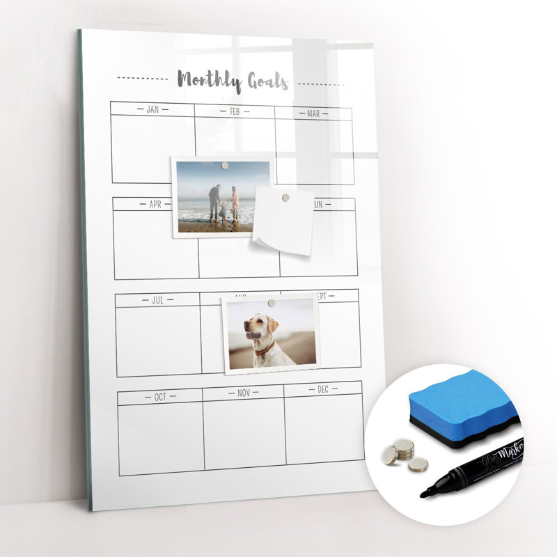 Magnetic Glass Dry Erase Board