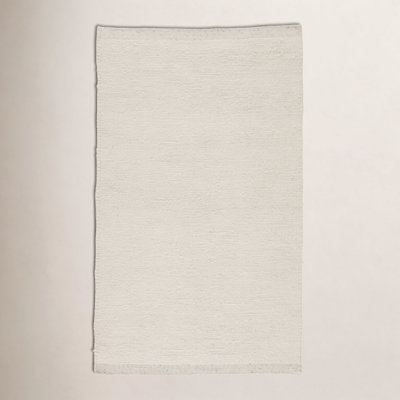 Ada Cream Hand-Woven Wool Rug