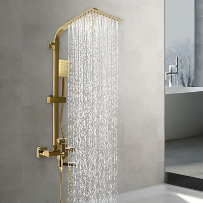 Système de douche complet avec valve brute